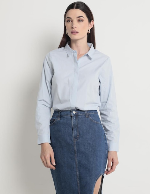 BLUSA MPM25002-P01, EG, HIELO OBSCURO