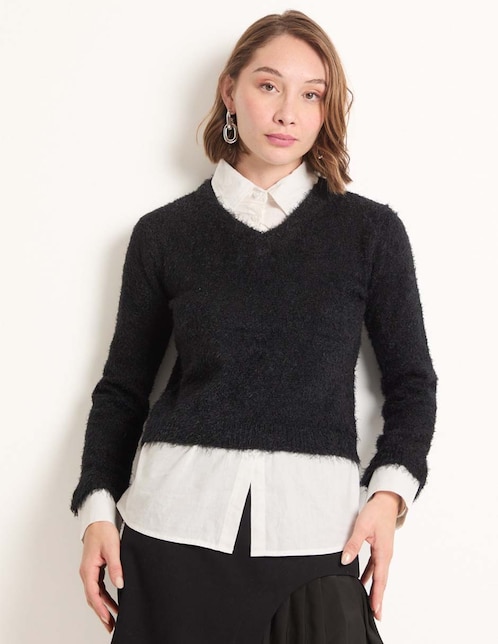 Blusa manga larga para mujer 1