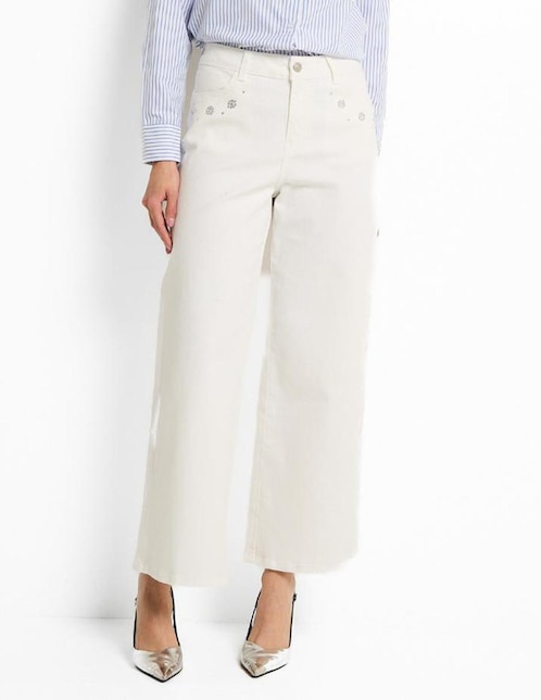 Jeans relaxed amplio para mujer 1