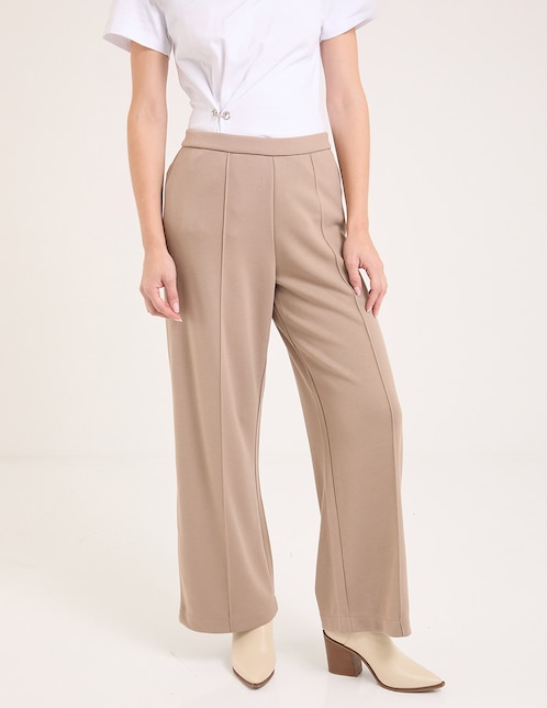 Pantalón de vestir wide leg para mujer 1