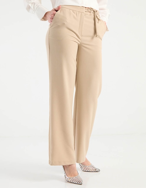 Pantalón de vestir amplio para mujer 1