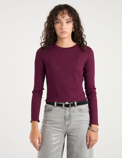 Blusa manga larga para mujer 1