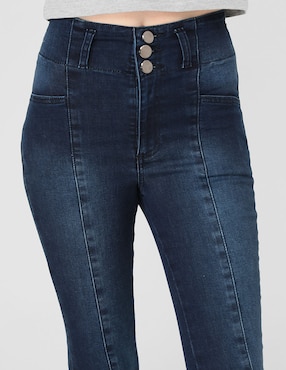 Jeans skinny Metropolis corte cintura alta para mujer