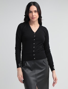 Suéter Metropolis Cuello V Para Mujer