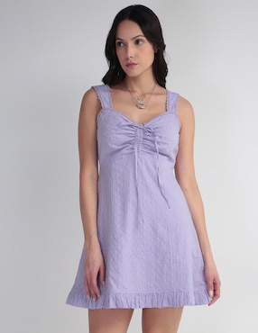 Vestido Mini Casual Metropolis Para Mujer