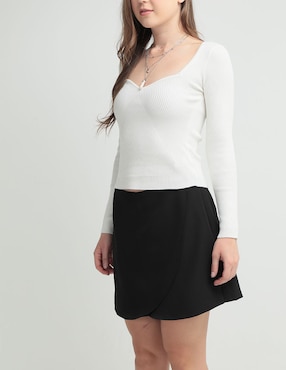 Suéter Metropolis cuello con escote para mujer