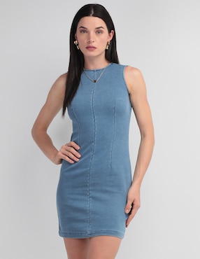 Vestido Mini Casual Metropolis Para Mujer