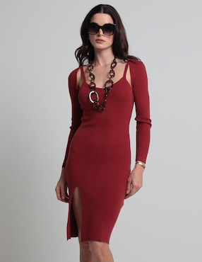 Vestido Corto Casual Metropolis Para Mujer