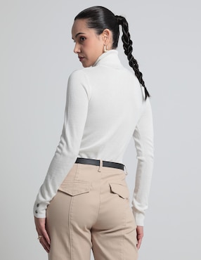 Suéter Metropolis cuello tortuga para mujer