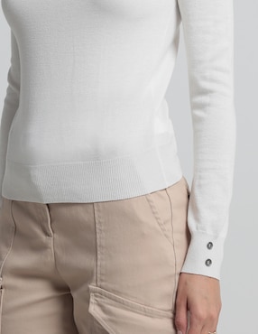 Suéter Metropolis cuello tortuga para mujer