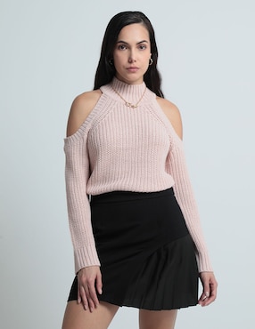 Suéter Metropolis Cuello Alto Para Mujer