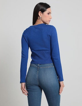 Blusa manga larga para mujer