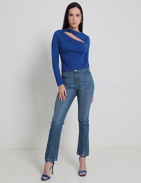 Blusa manga larga para mujer