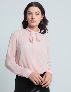 Blusa Metropolis Manga Larga Para Mujer