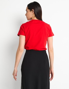 Playera Metropolis manga corta cuello redondo para mujer