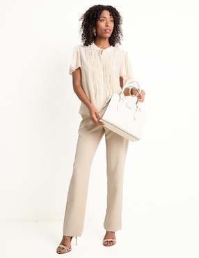 Pantalón de vestir slim para mujer