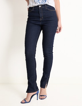 Jeans Skinny Metropolis Corte Cintura Para Mujer