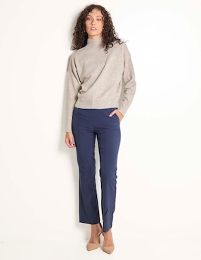 Pantalón de vestir Metropolis straight para mujer