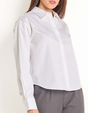Blusa manga larga para mujer