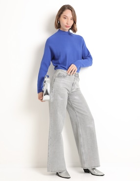 Suéter Metropolis cuello alto para mujer