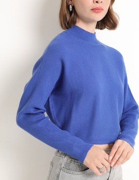 Suéter Metropolis cuello alto para mujer