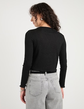 Blusa manga larga para mujer
