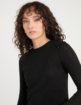 Blusa manga larga para mujer