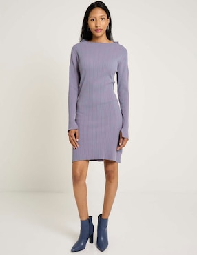 Vestido 3/4 casual Metropolis para mujer