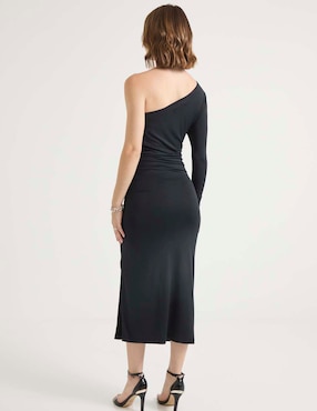Vestido crop de fiesta Metropolis espalda abierta