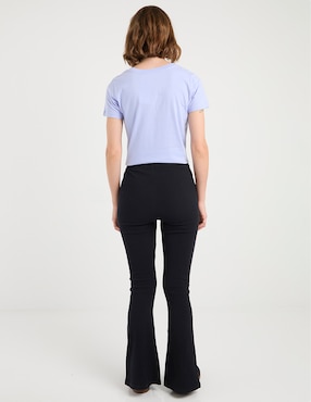 Legging Metropolis corte cintura con elástico para mujer