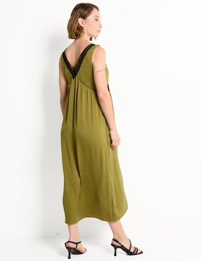 Vestido crop casual Metropolis para mujer