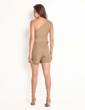 Falda short Metropolis a la cintura