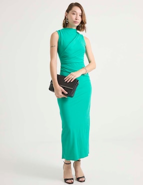 Vestido crop formal Metropolis para mujer