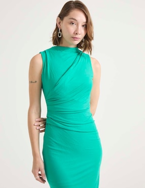 Vestido crop formal Metropolis para mujer