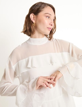 Vestido corto casual Metropolis para mujer