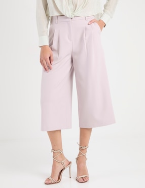 Pantalón coulotte Metropolis wide leg para mujer