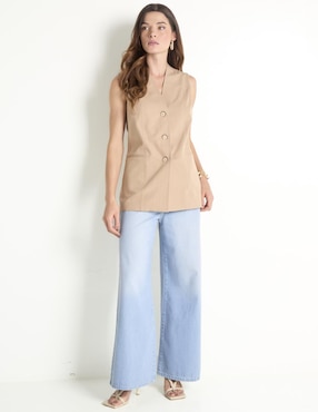 Jeans relaxed amplio Metropolis para mujer