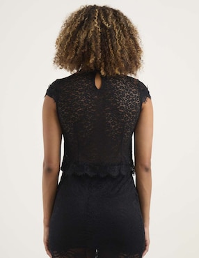 Blusa Metropolis manga corta para mujer