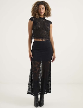 Blusa Metropolis manga corta para mujer