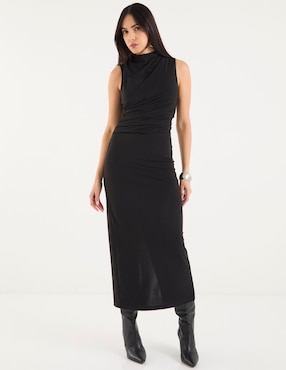 Vestido crop casual Metropolis para mujer