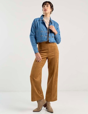 Chamarra denim Metropolis para mujer