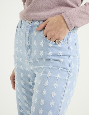 Jeans straight Metropolis corte cintura para mujer