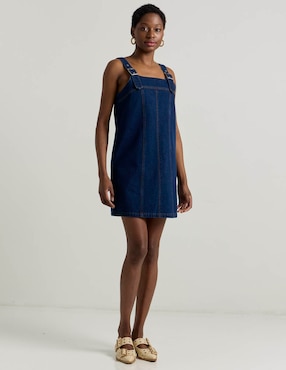 Vestido corto casual Metropolis para mujer
