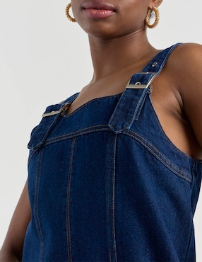 Vestido corto casual Metropolis para mujer