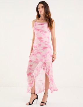Vestido largo casual Metropolis para mujer