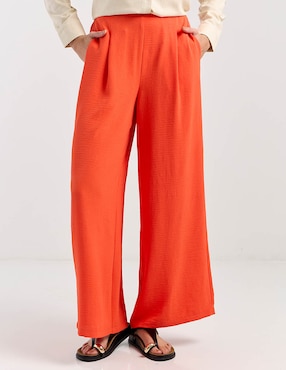 Pantalón relaxed Metropolis wide leg para mujer