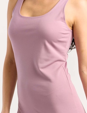 Vestido midi casual Metropolis para mujer