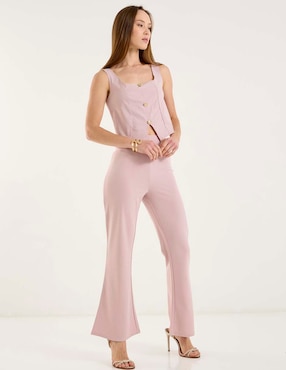 Pantalón relaxed Metropolis flare para mujer