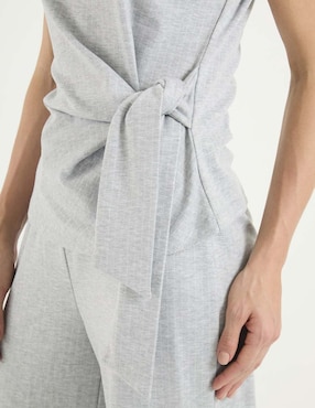 Blusa manga corta para mujer