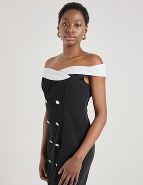 Vestido mini casual Metropolis para mujer